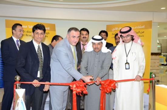 Bank staff at the Lulu Hypermarket